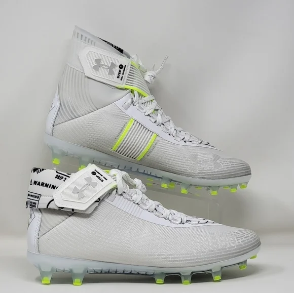 Under Armour Highlight MC Football Cleats Men's Size 11.5 White 3023716-106 New - Picture 1 of 9